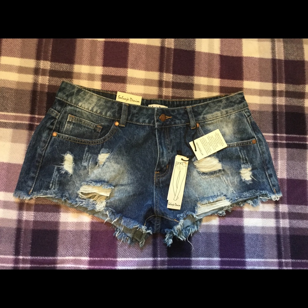 Salvaje Denim Shorts Size 9
